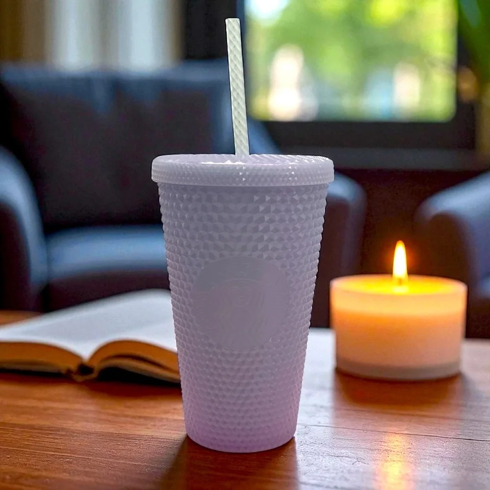 Starbucks Studded Icy Lilac Tumbler‎ 16oz, New